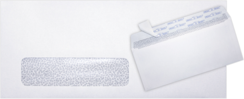 #10 Window Envelope w/Peel & Seal & Security Tint